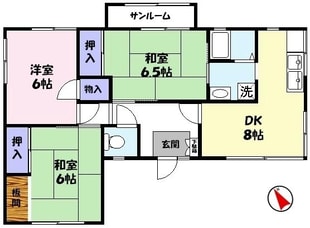 吉谷(木戸)戸建の物件間取画像